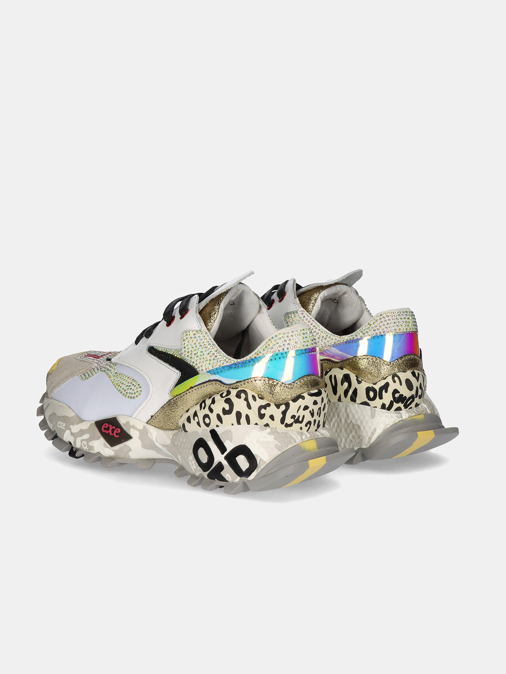 0129-10 LEATHER WHITE