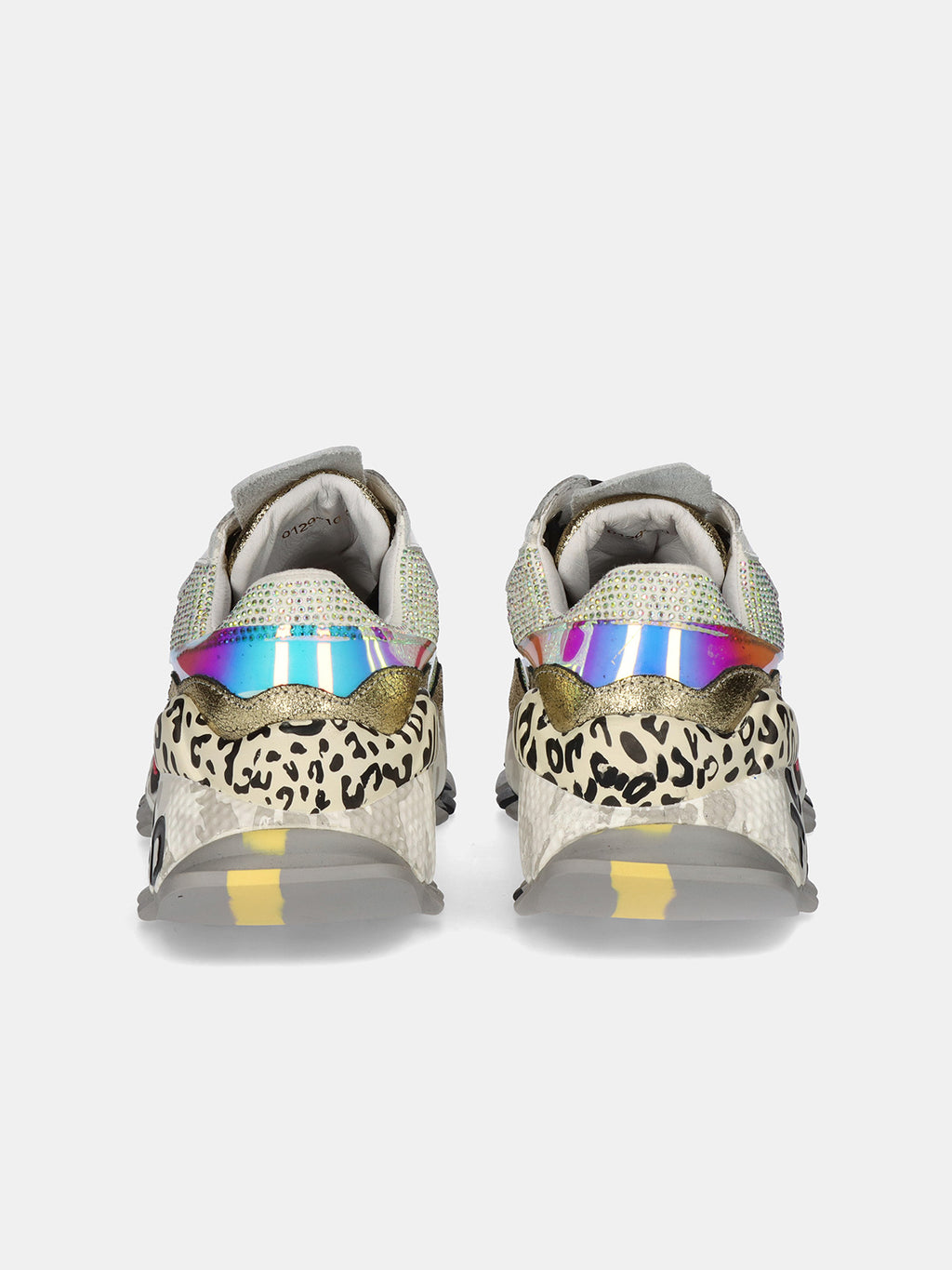 0129-10 LEATHER WHITE