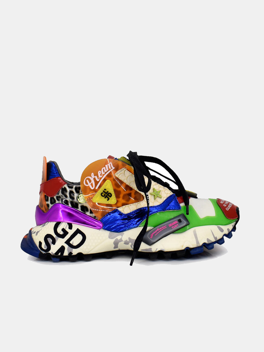 0129-8 LEATHER MULTICOLOR