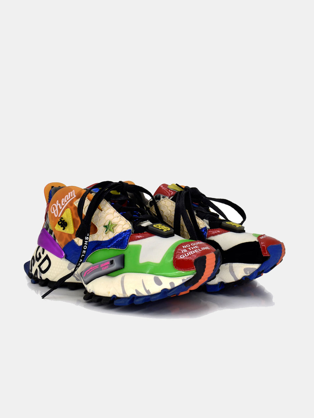 0129-8 LEATHER MULTICOLOR