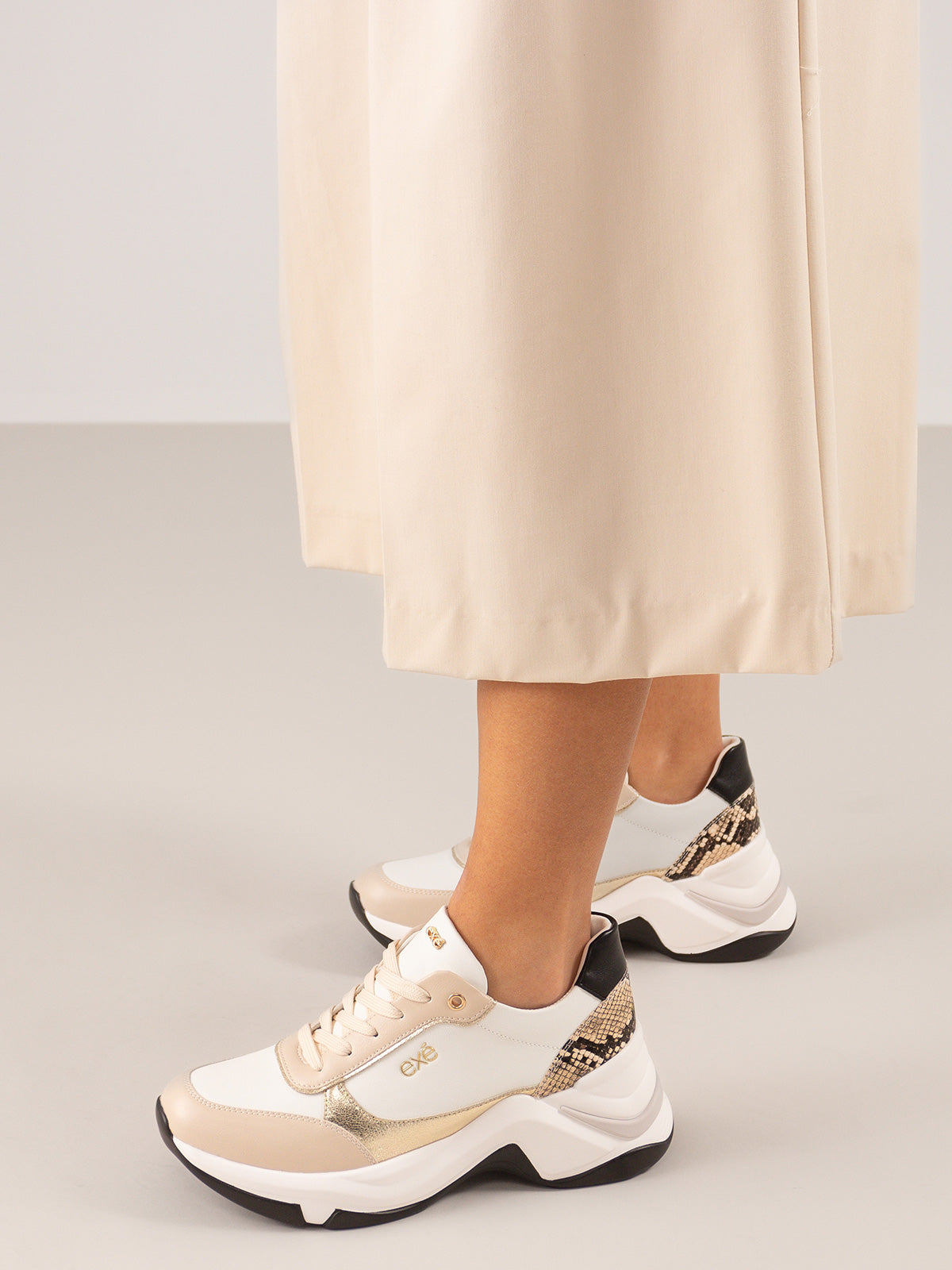 106-41EX12 PU BEIGE WHT