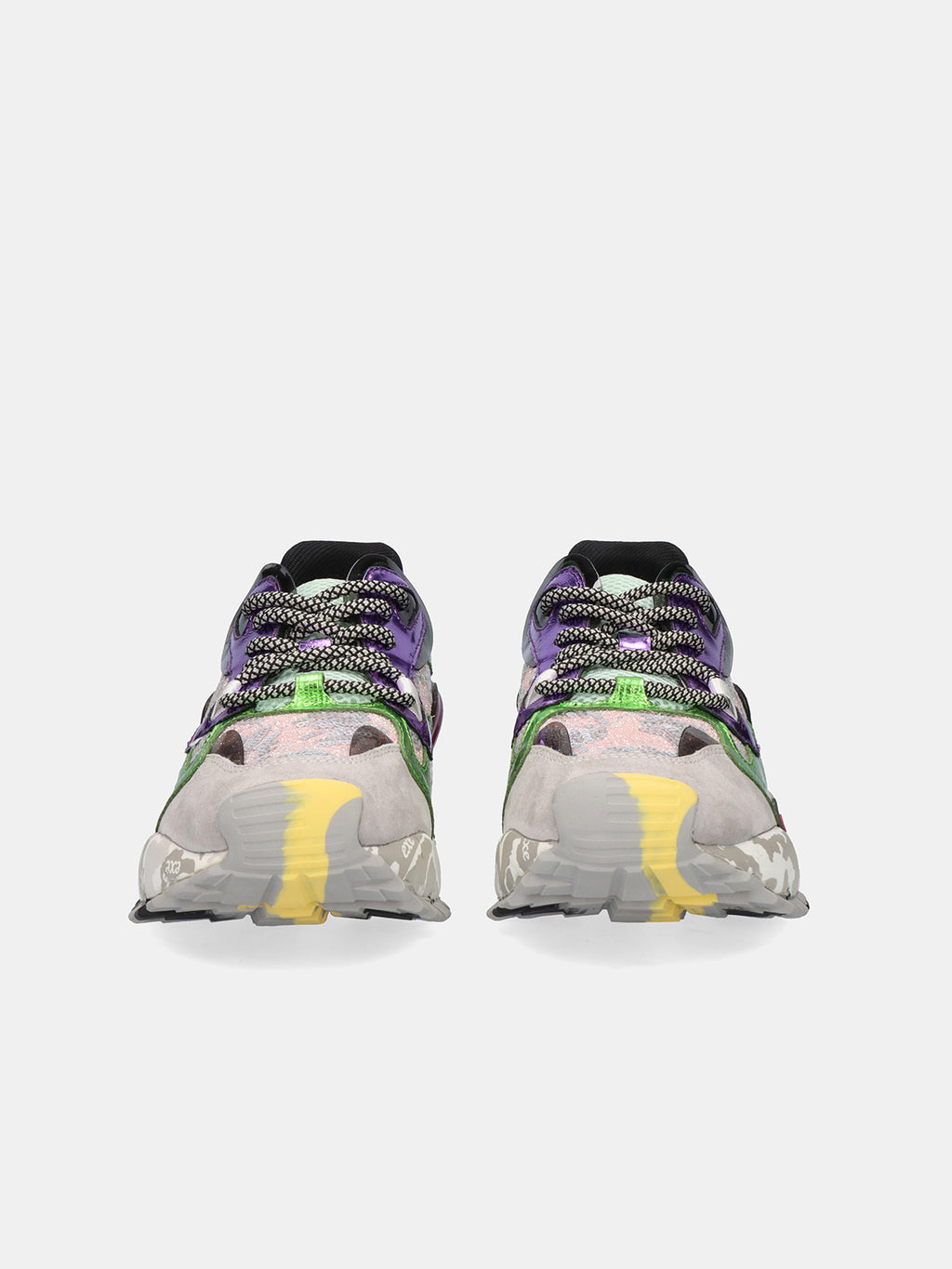 134-10 LEATHER GREEN PINK