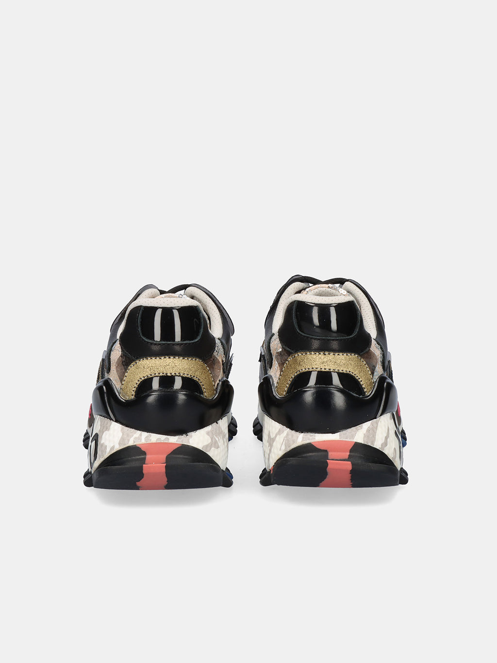 134-10 LEATHER GREY BLACK