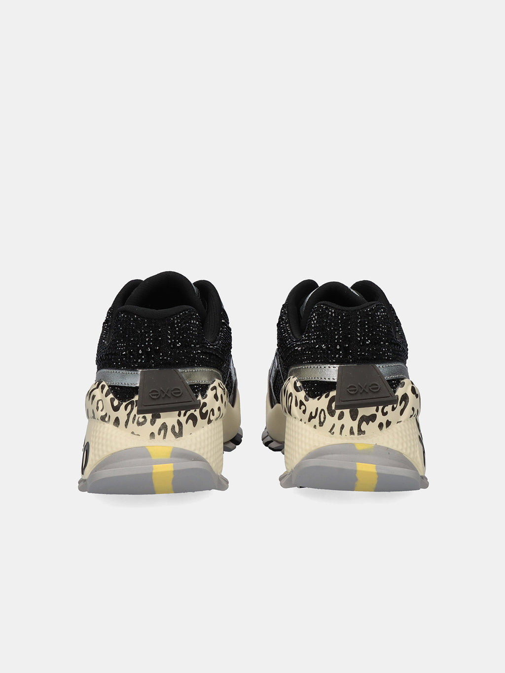 134-115 LEATHER GREY BLACK