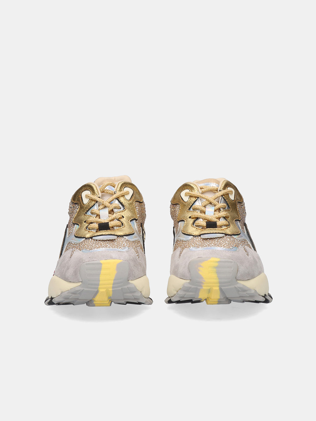 134-115 LEATHER GREY GOLD