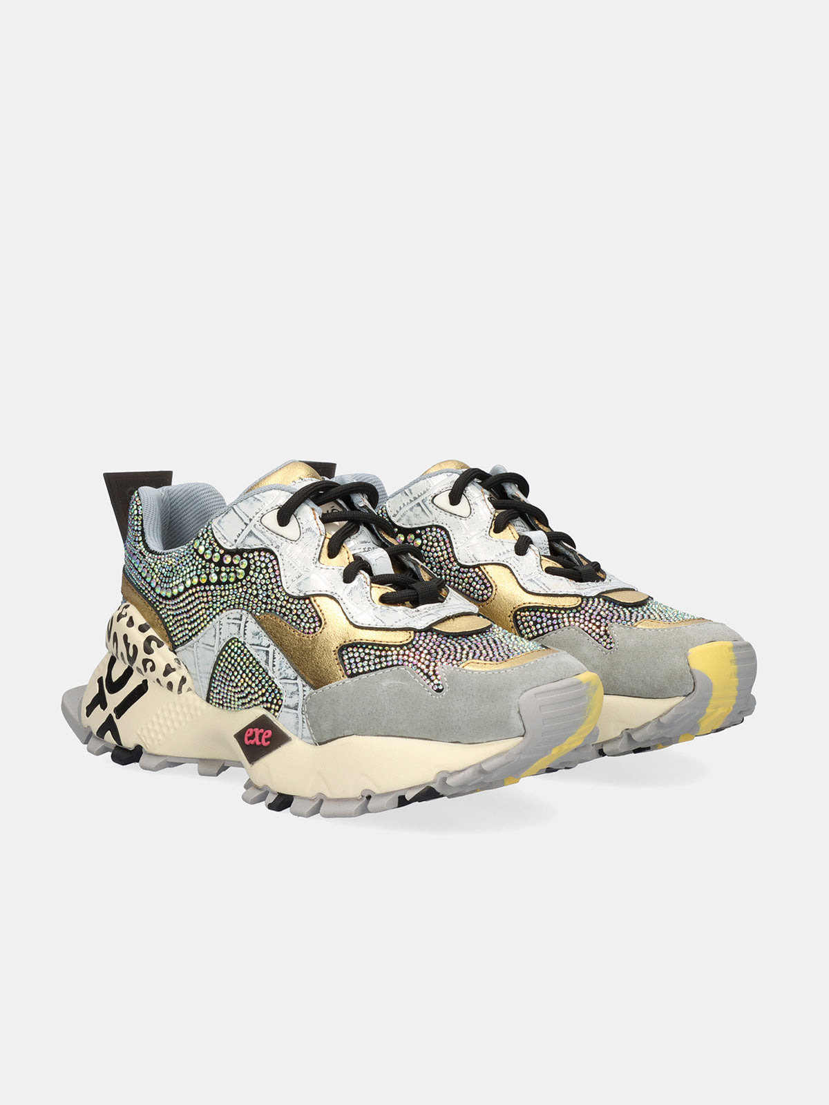 134-115 LEATHER WHITE GOLD