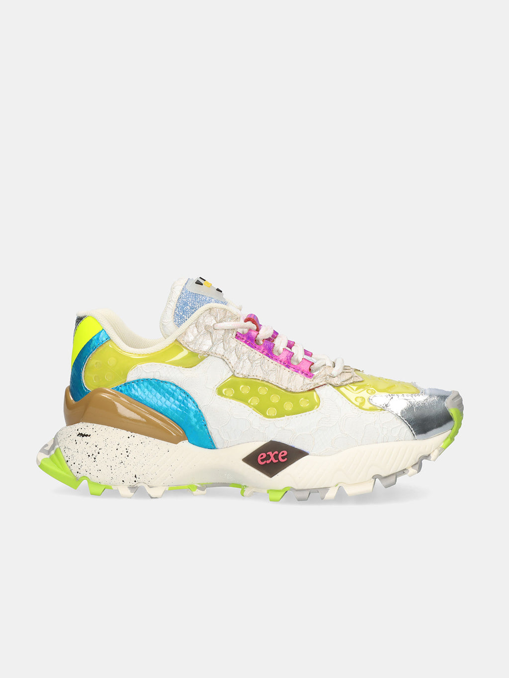 134-161 LEATHER SILVER YELLOW