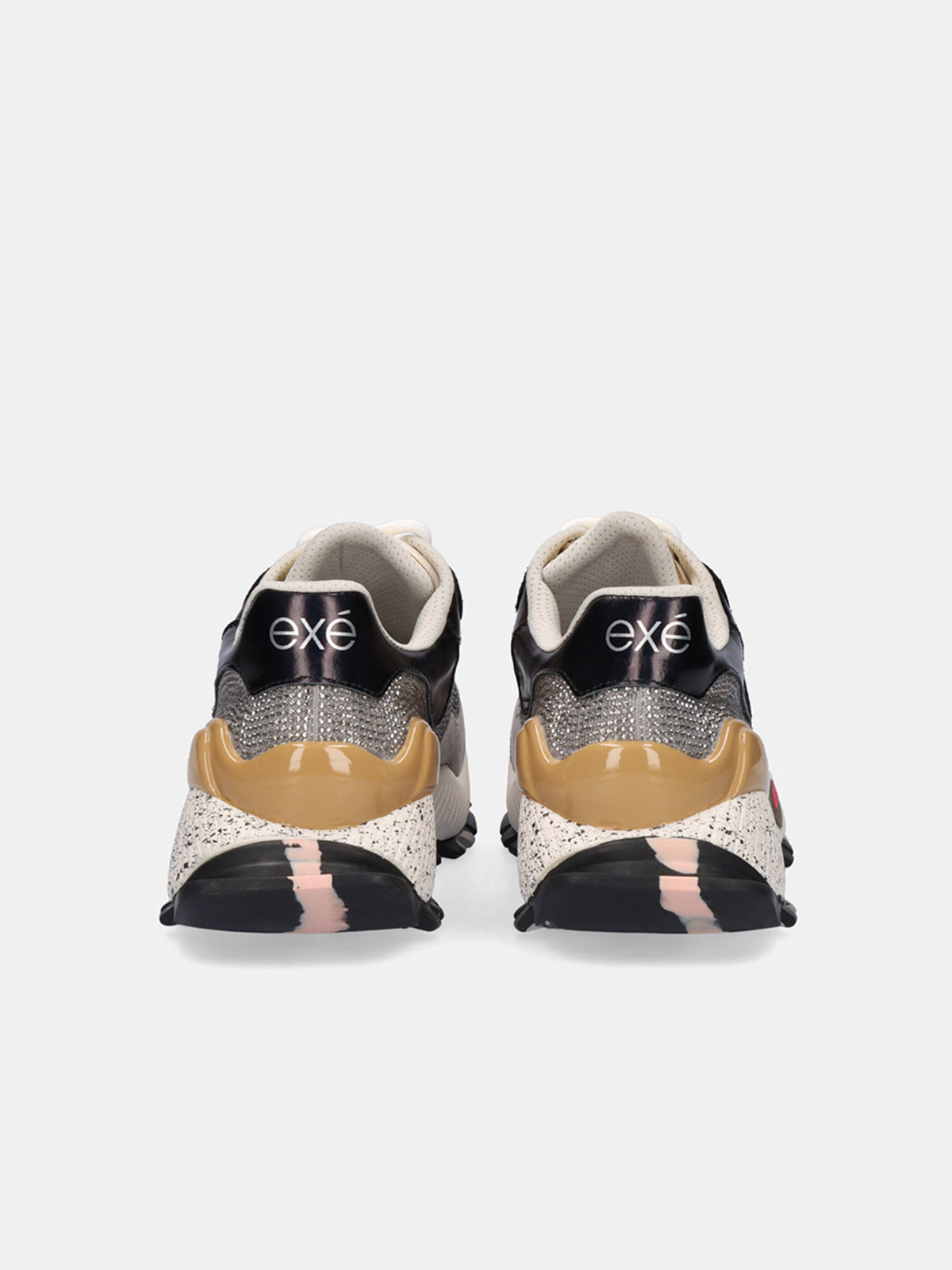 134-18 LEATHER GREY BLACK