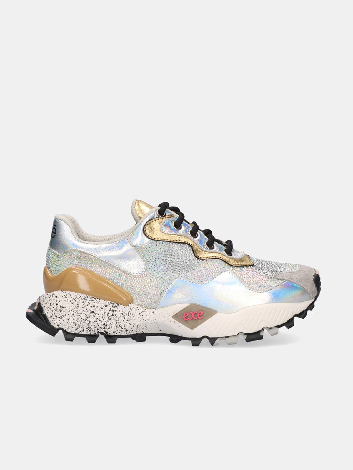 134-18 LEATHER SILVER GLD