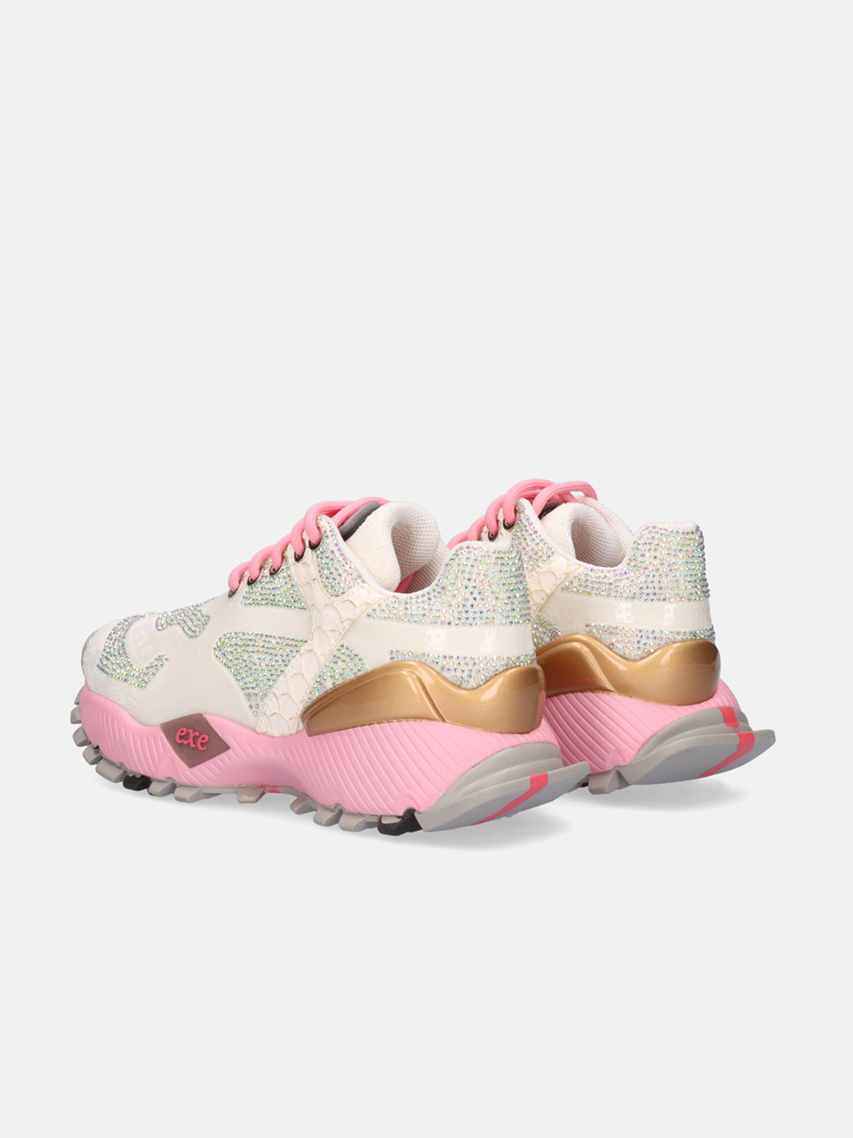 134-20 LEATHER WHITE PINK