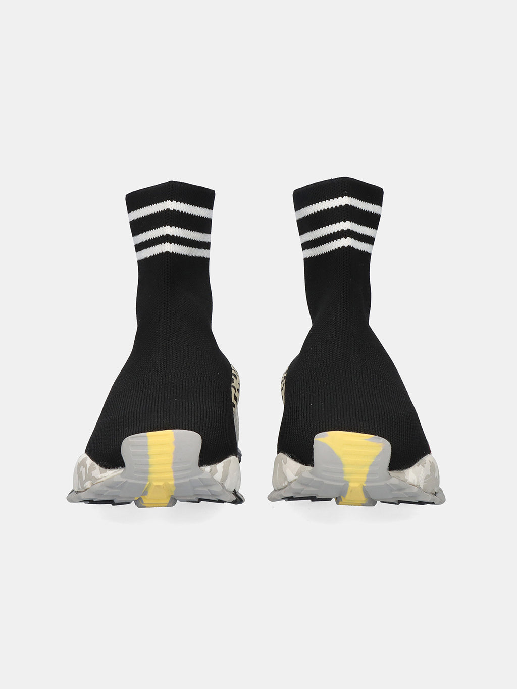 134-203 KNIT BLACK WHT