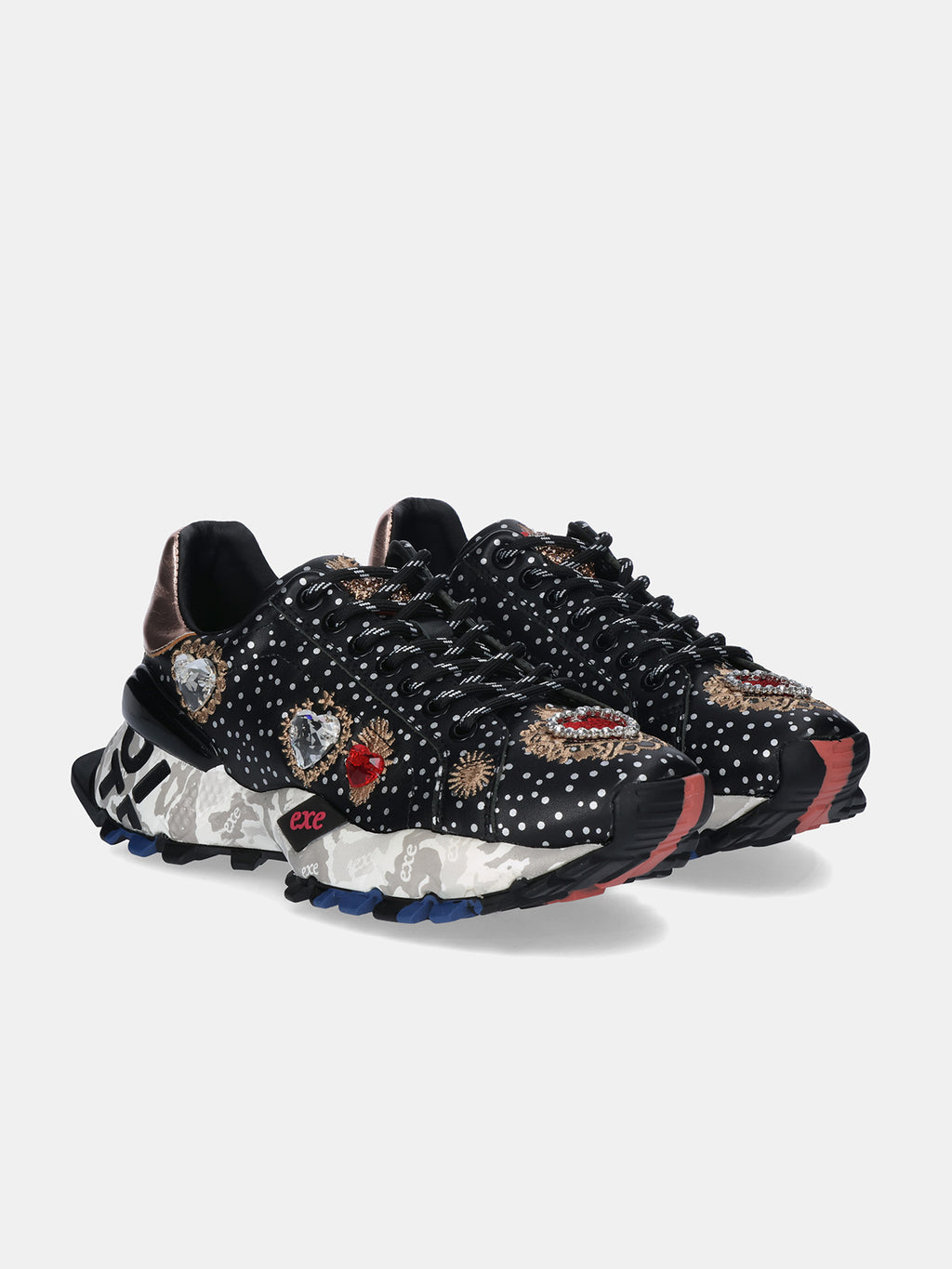134-211B LEATHER BLK-CHAPAN