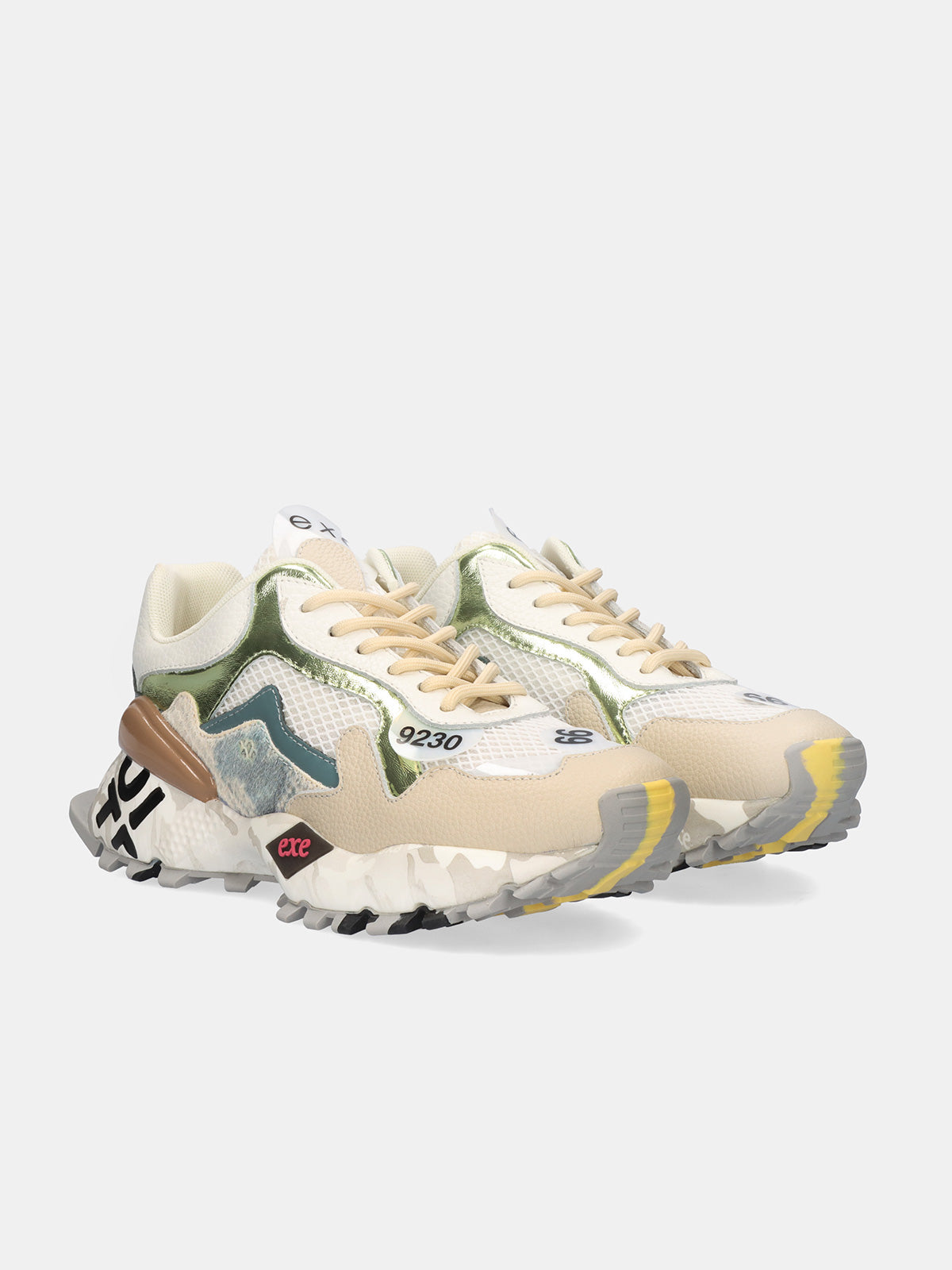 134-28 LEATHER BEIGE GOLD