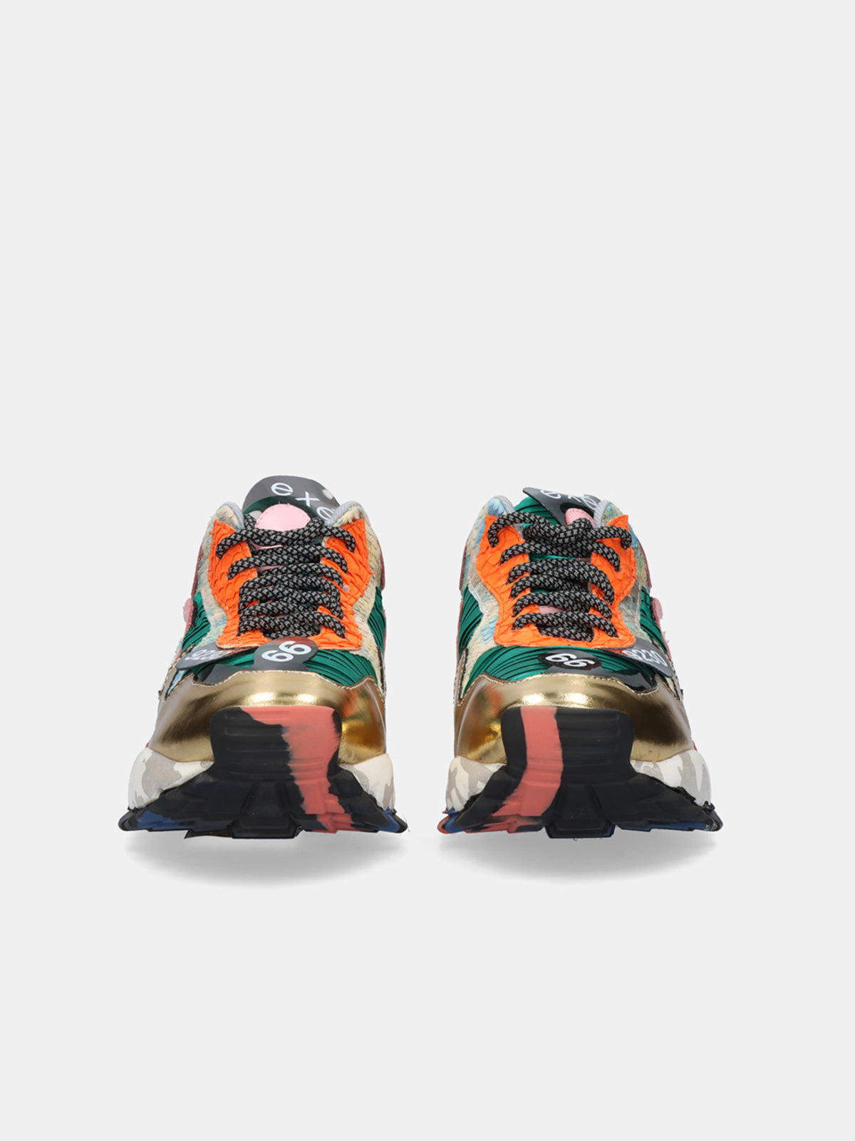 134-28M LEATHER GOLD GREEN