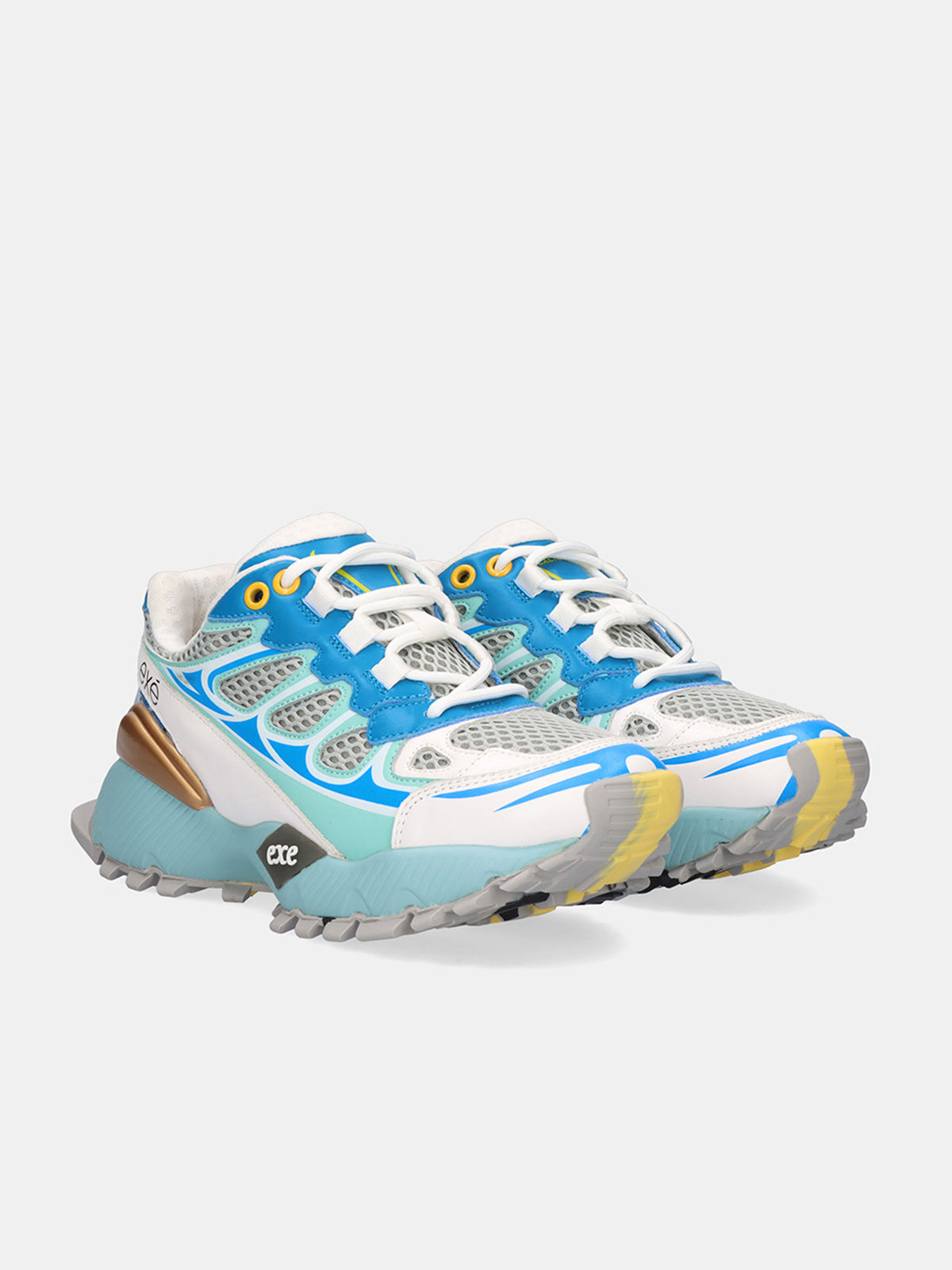 134-33 LEATHER GREY BLUE