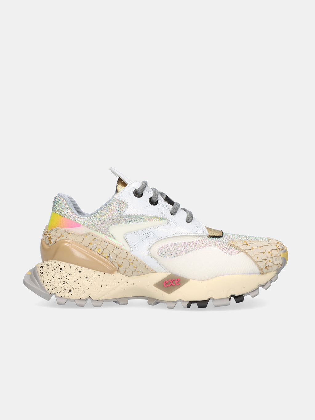 134-8 LEATHER OFFWHITE