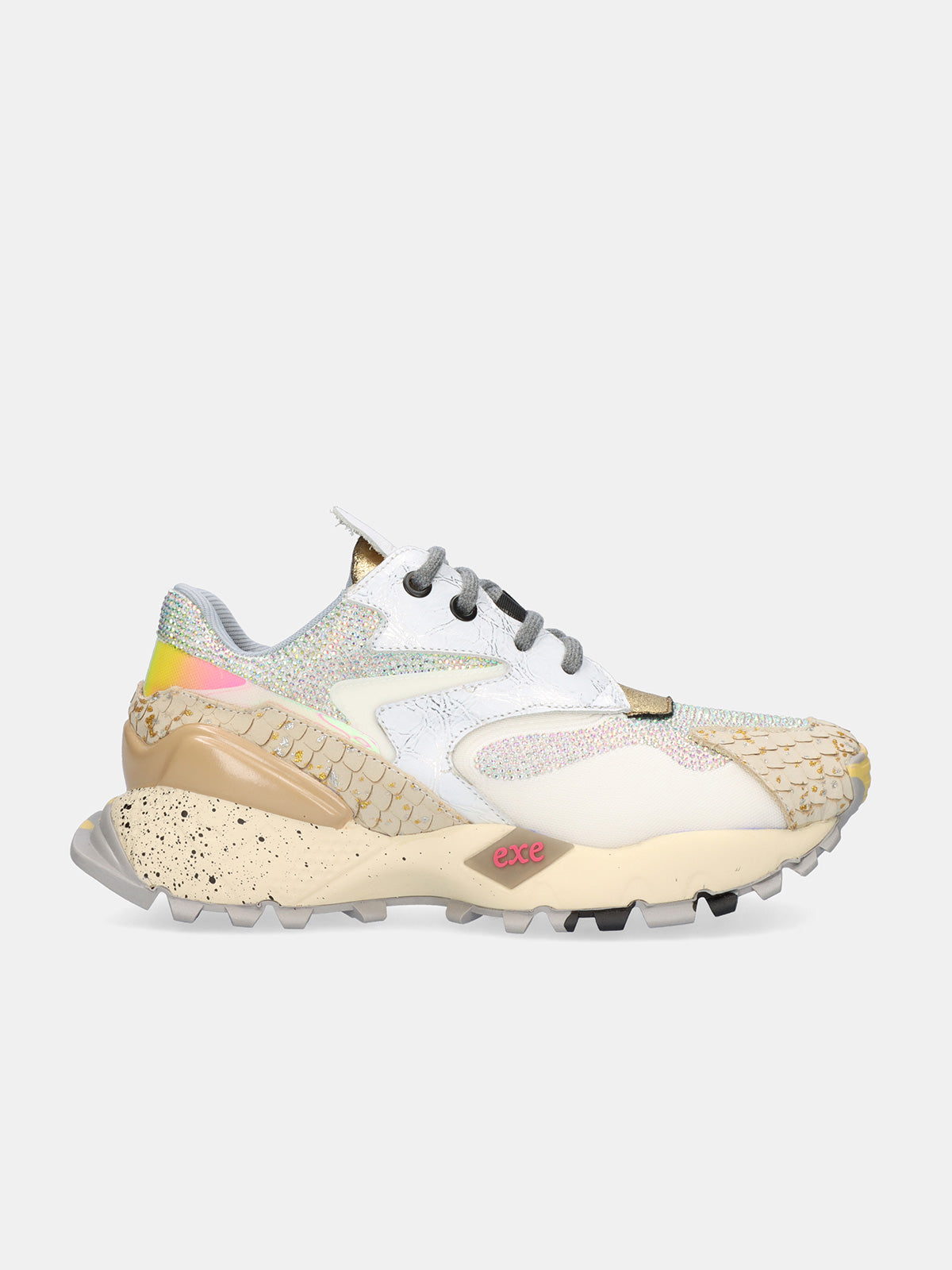 134-8 LEATHER OFFWHITE