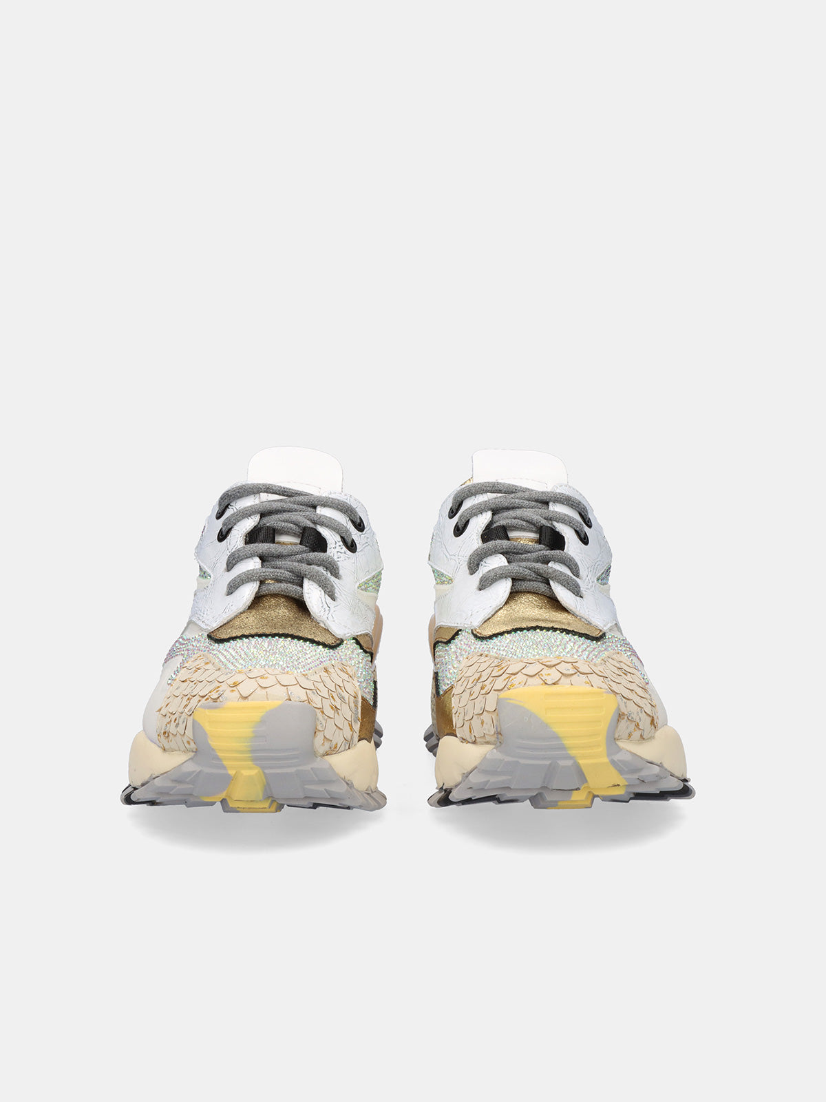 134-8 LEATHER OFFWHITE