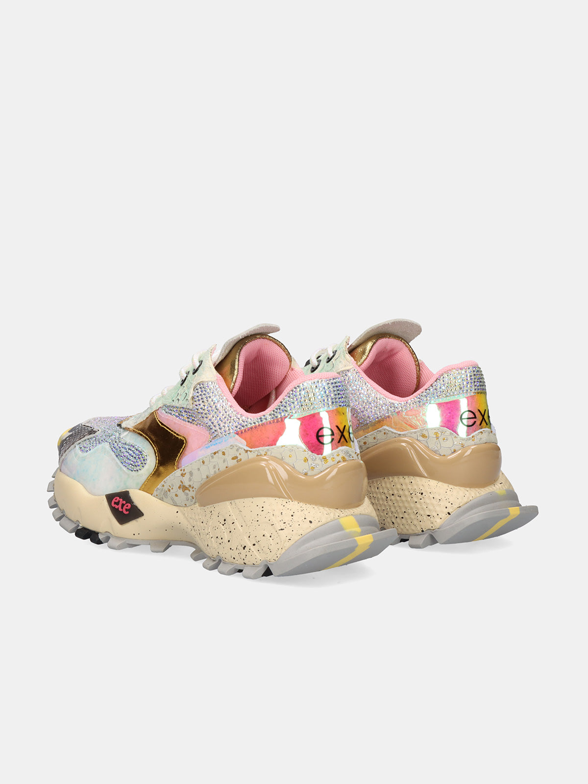 134-8 LEATHER WHITE GOLD