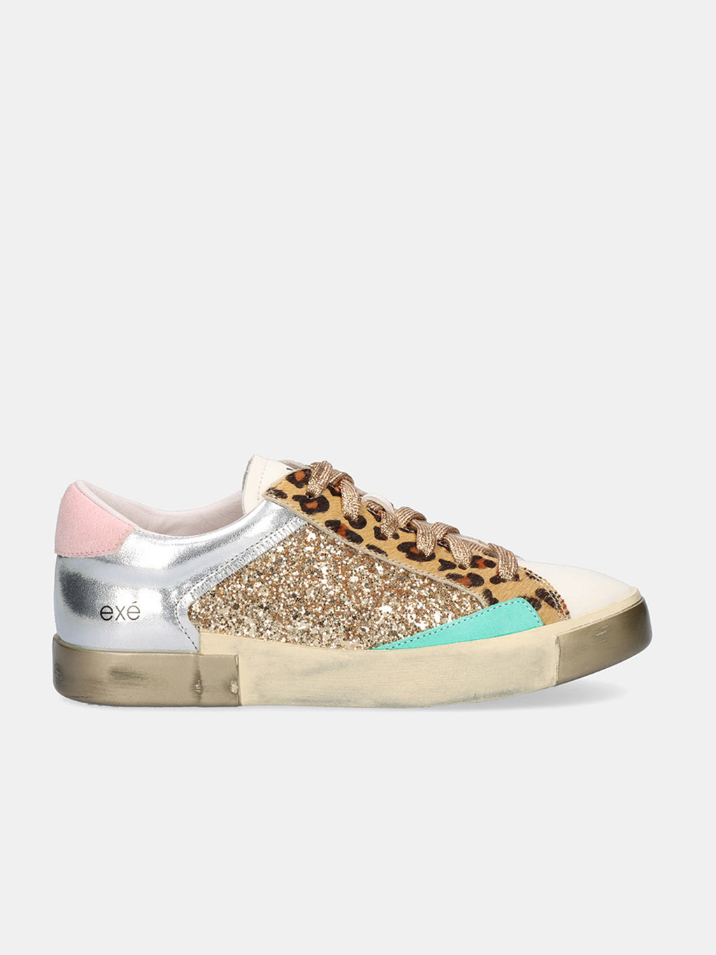 1864-2 LEATHER WHITE SILV