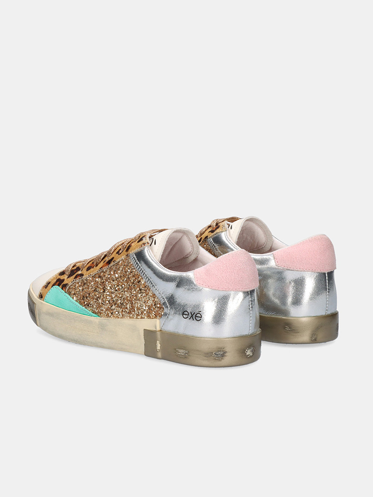 1864-2 LEATHER WHITE SILV