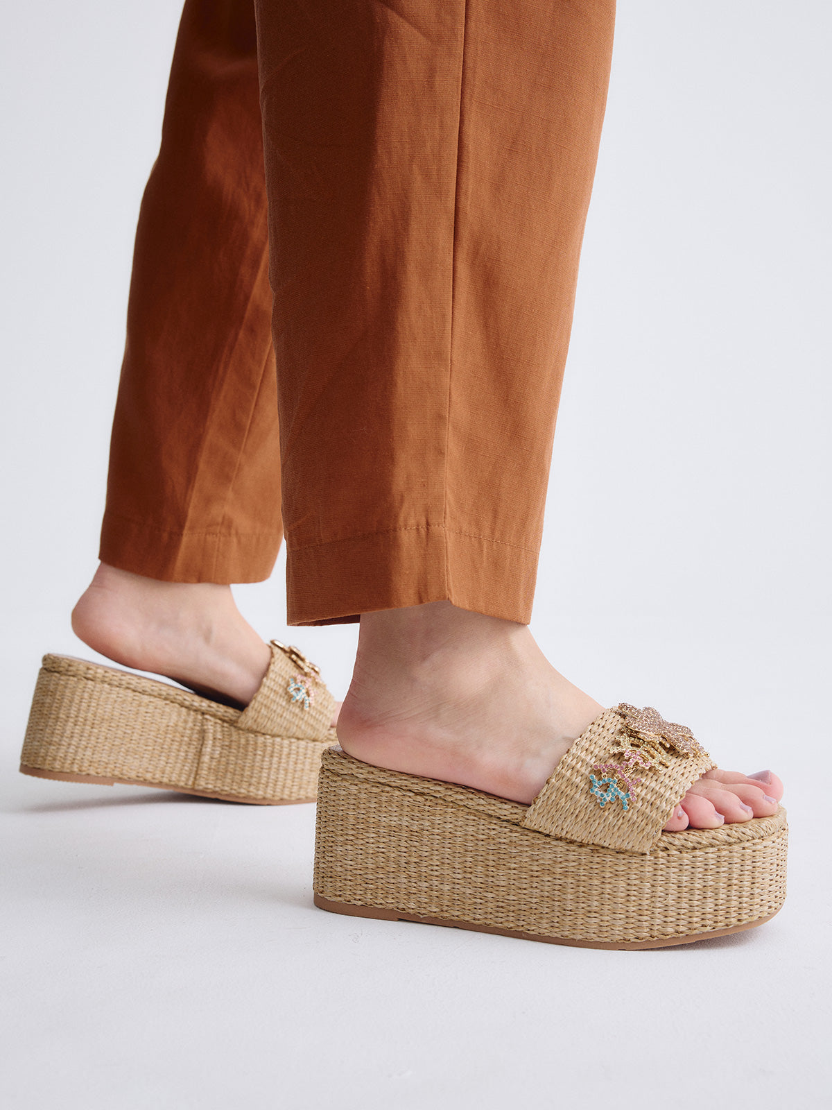 19180-1 RAFFIA TAUPE