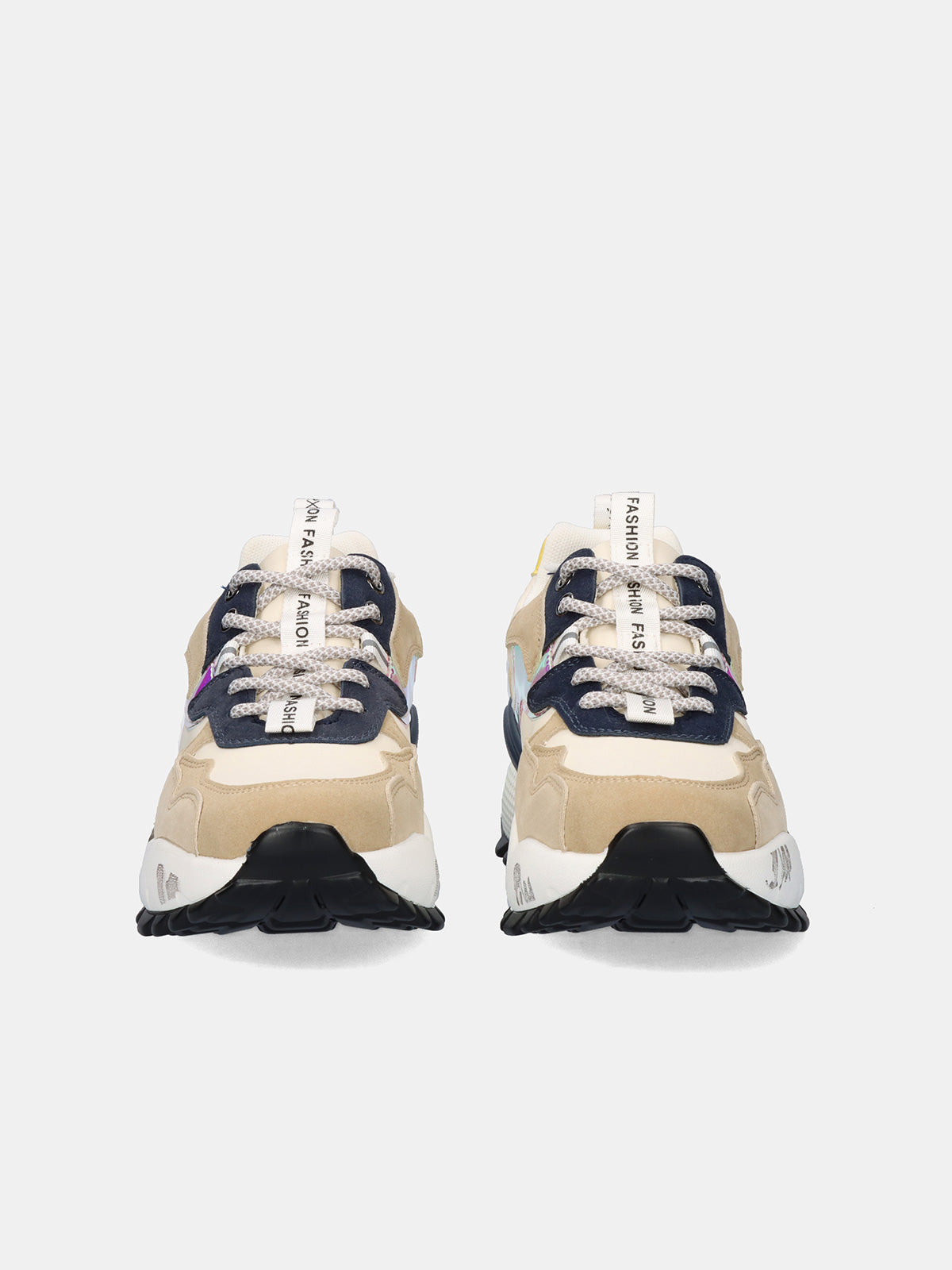 19V03-1 PU BEIGE BLK