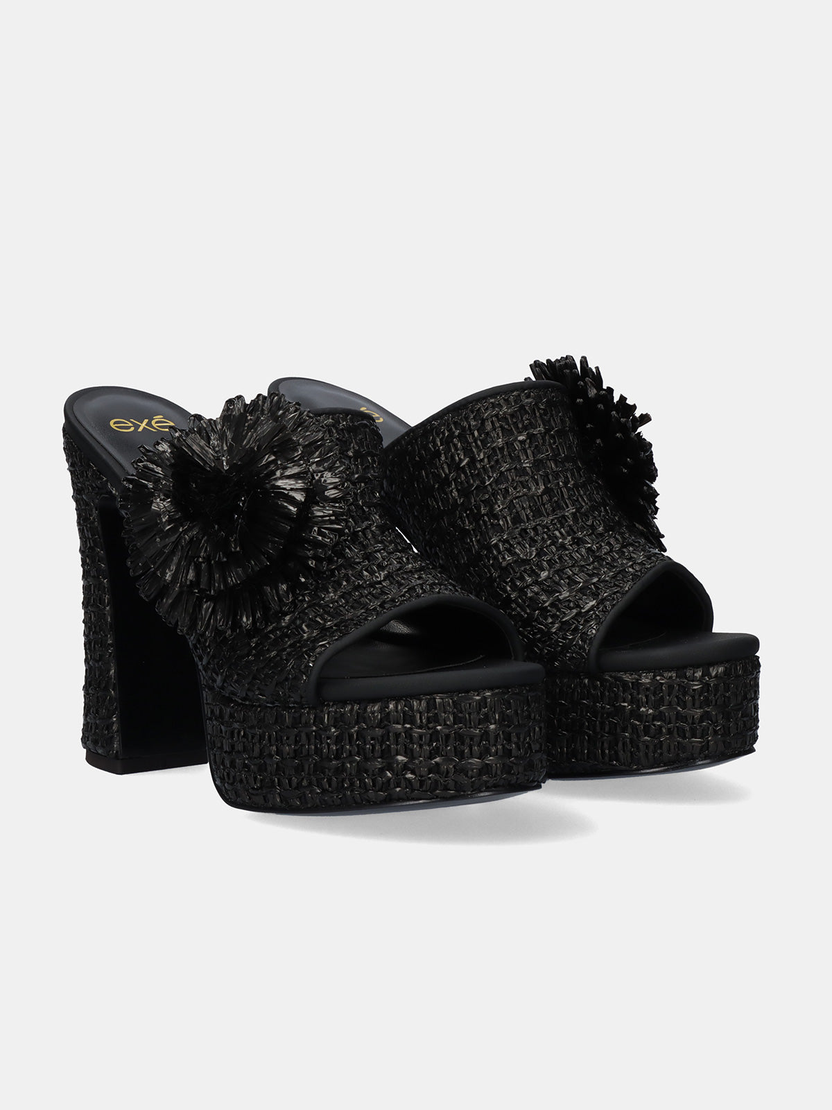 2640-01 RAFFIA BLACK
