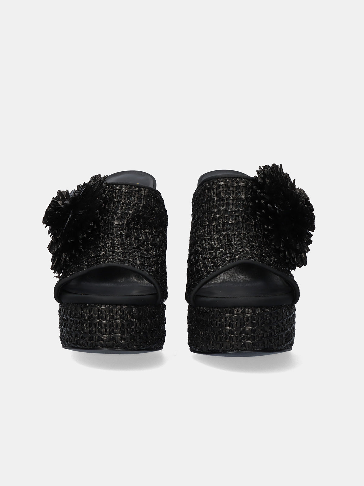 2640-01 RAFFIA BLACK