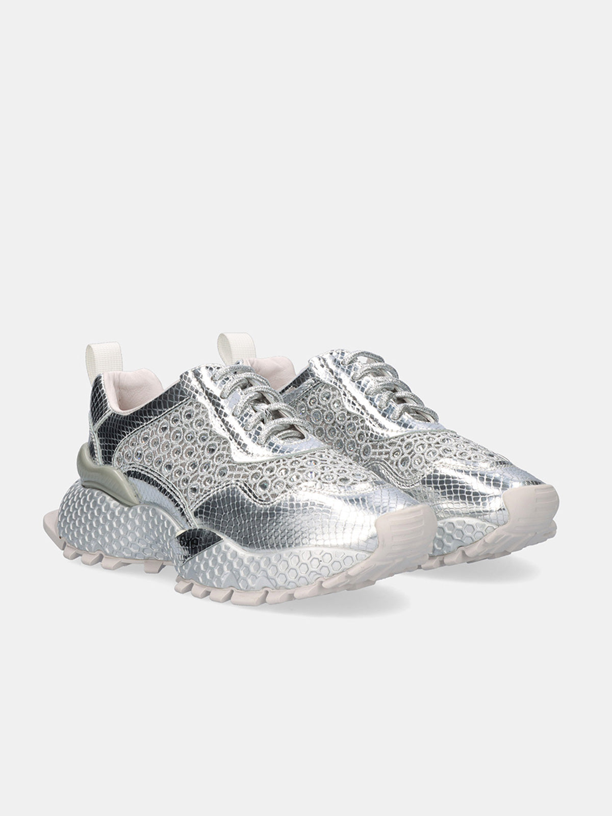 3020-1 LEATHER SILVER