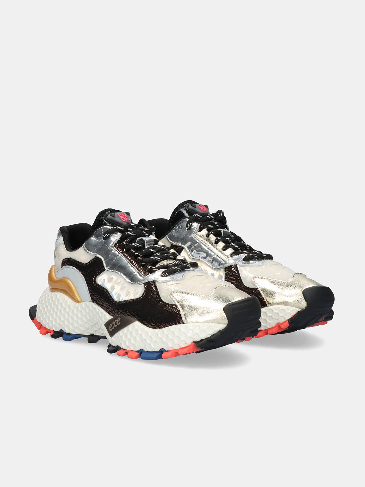 3020-18 LEATHER BLACK-GOLD