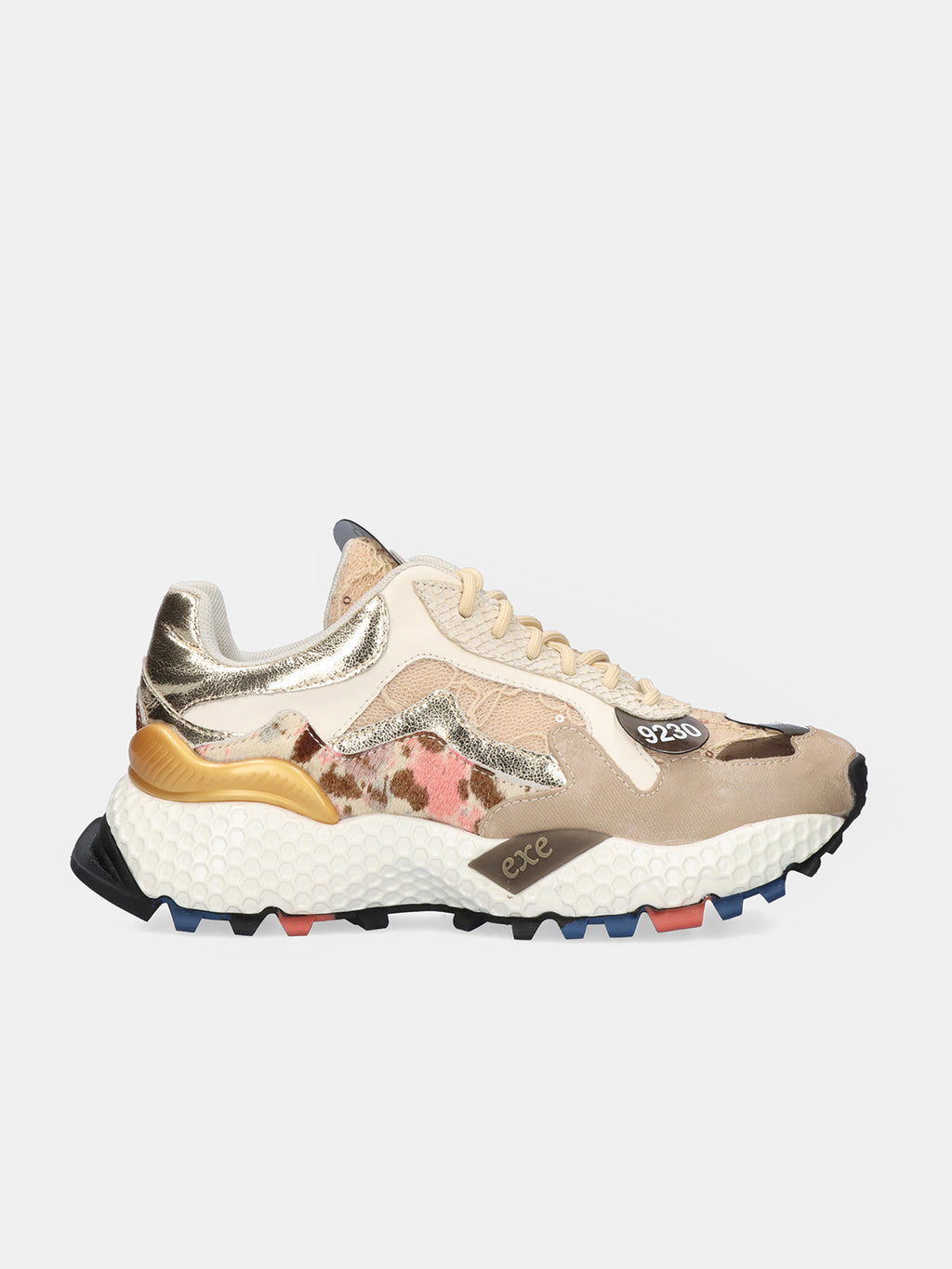 3020-2 LEATHER BEIGE GOLD