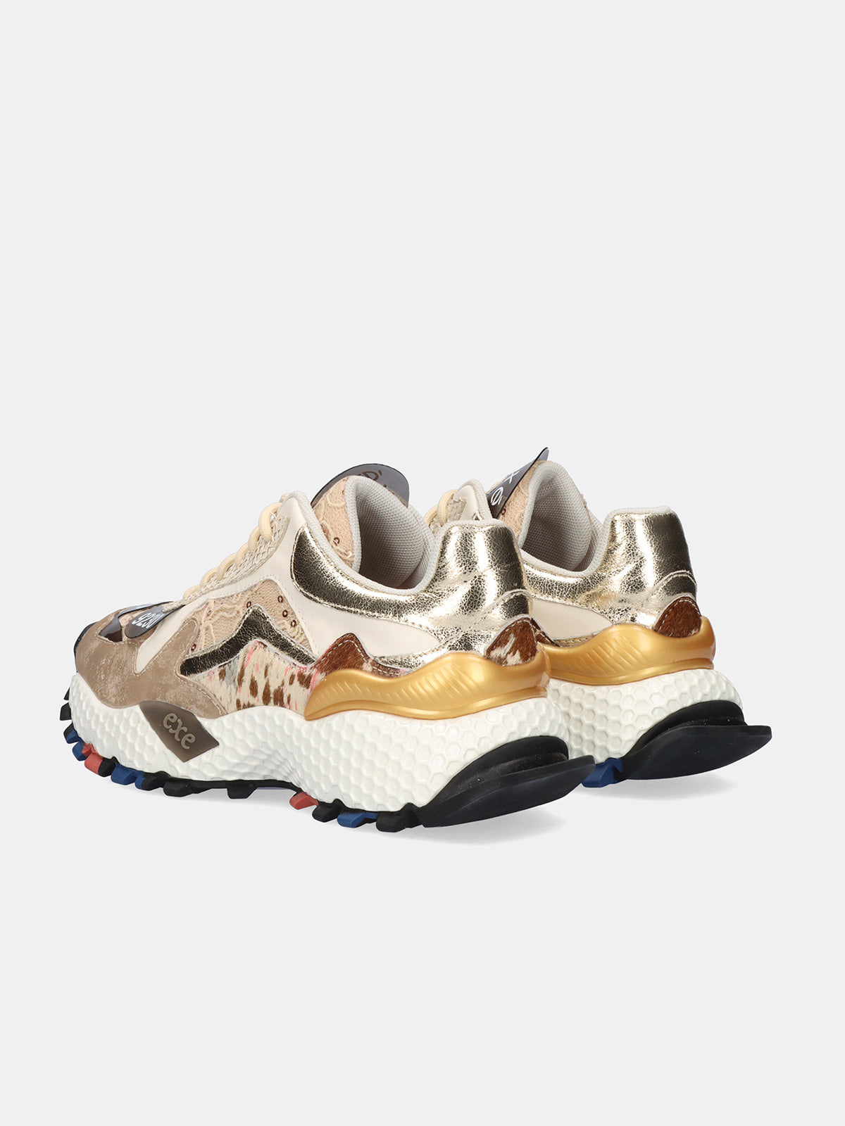 3020-2 LEATHER BEIGE GOLD