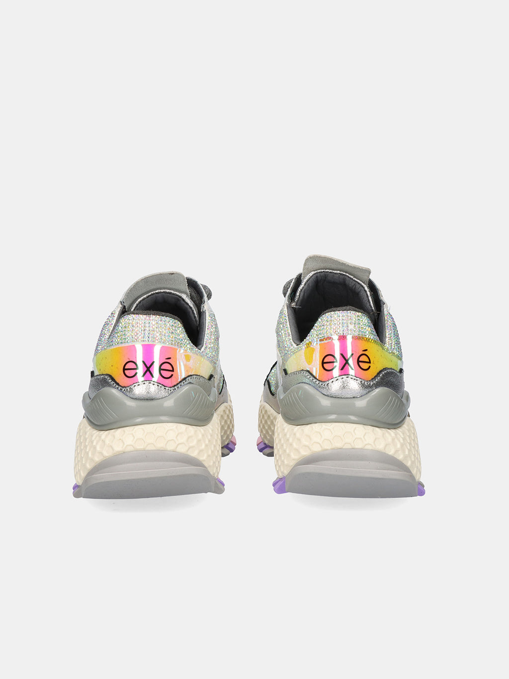 3020-8A LEATHER SILVER WHITE