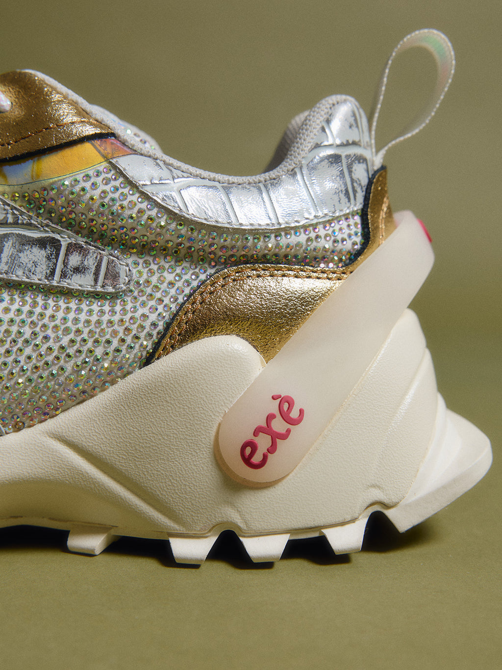 4032-1A LEATHER SILVER GOLD