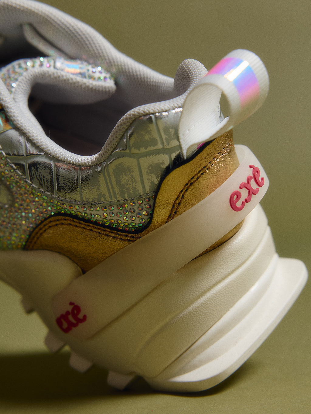 4032-1A LEATHER SILVER GOLD