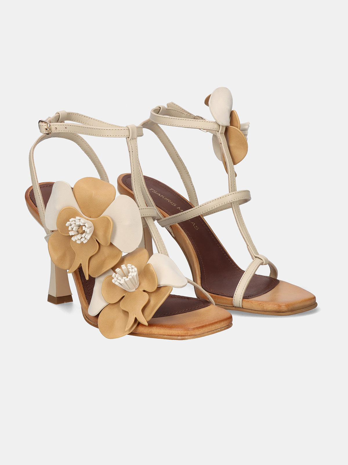 534 SELENA LEATHER BEIGE