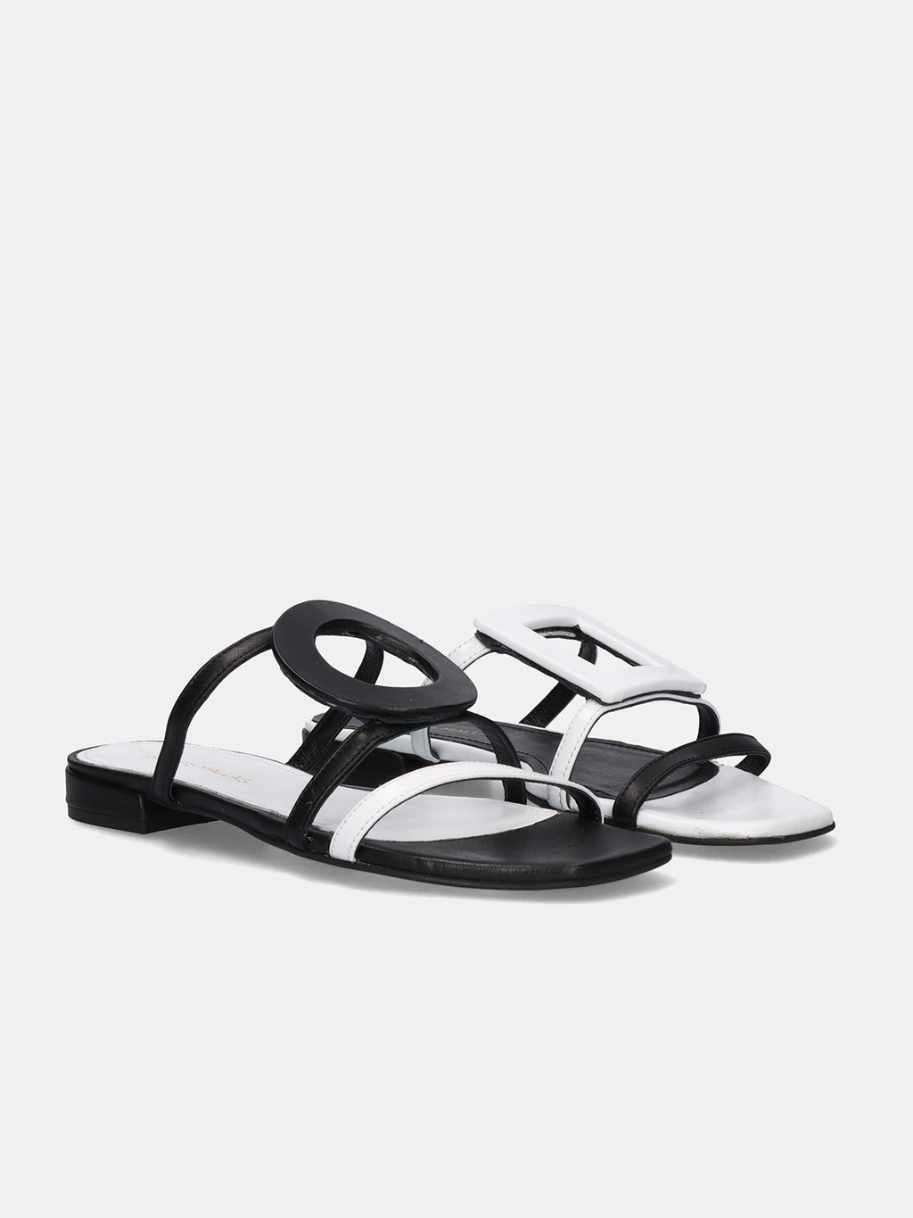 580 FEDRA LEATHER BLACK WHT