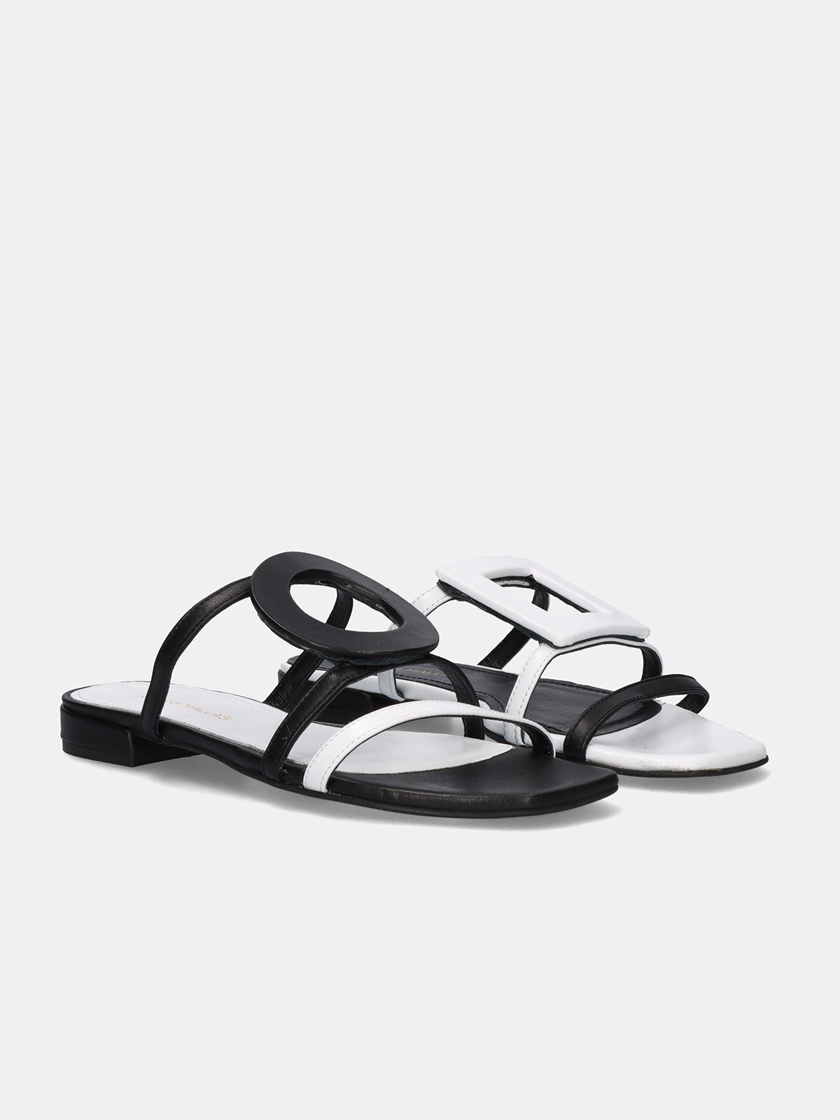 580 FEDRA LEATHER BLACK WHT