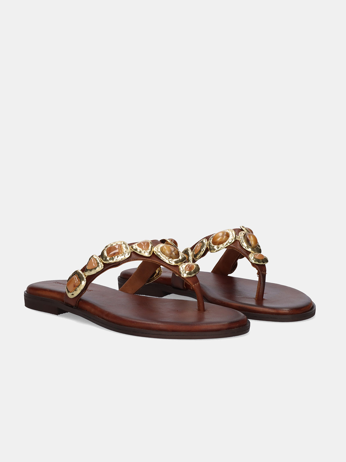 587 LORIS LEATHER BROWN