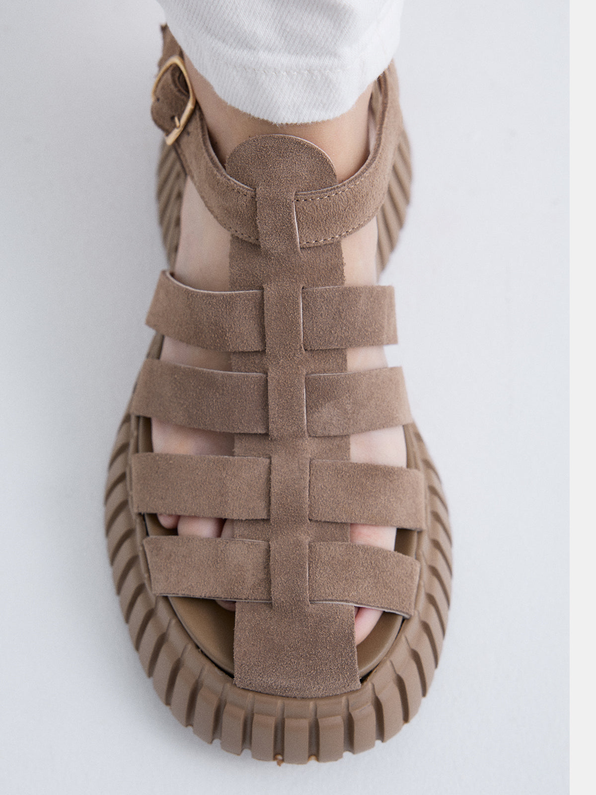 591 MAGGIE SUEDE TAUPE