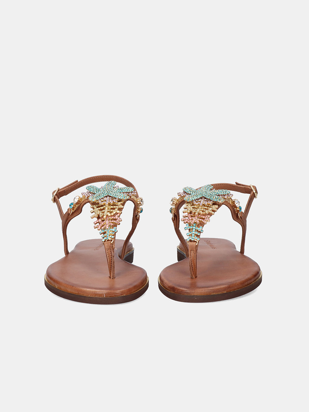 598 GOLDIE LEATHER BROWN