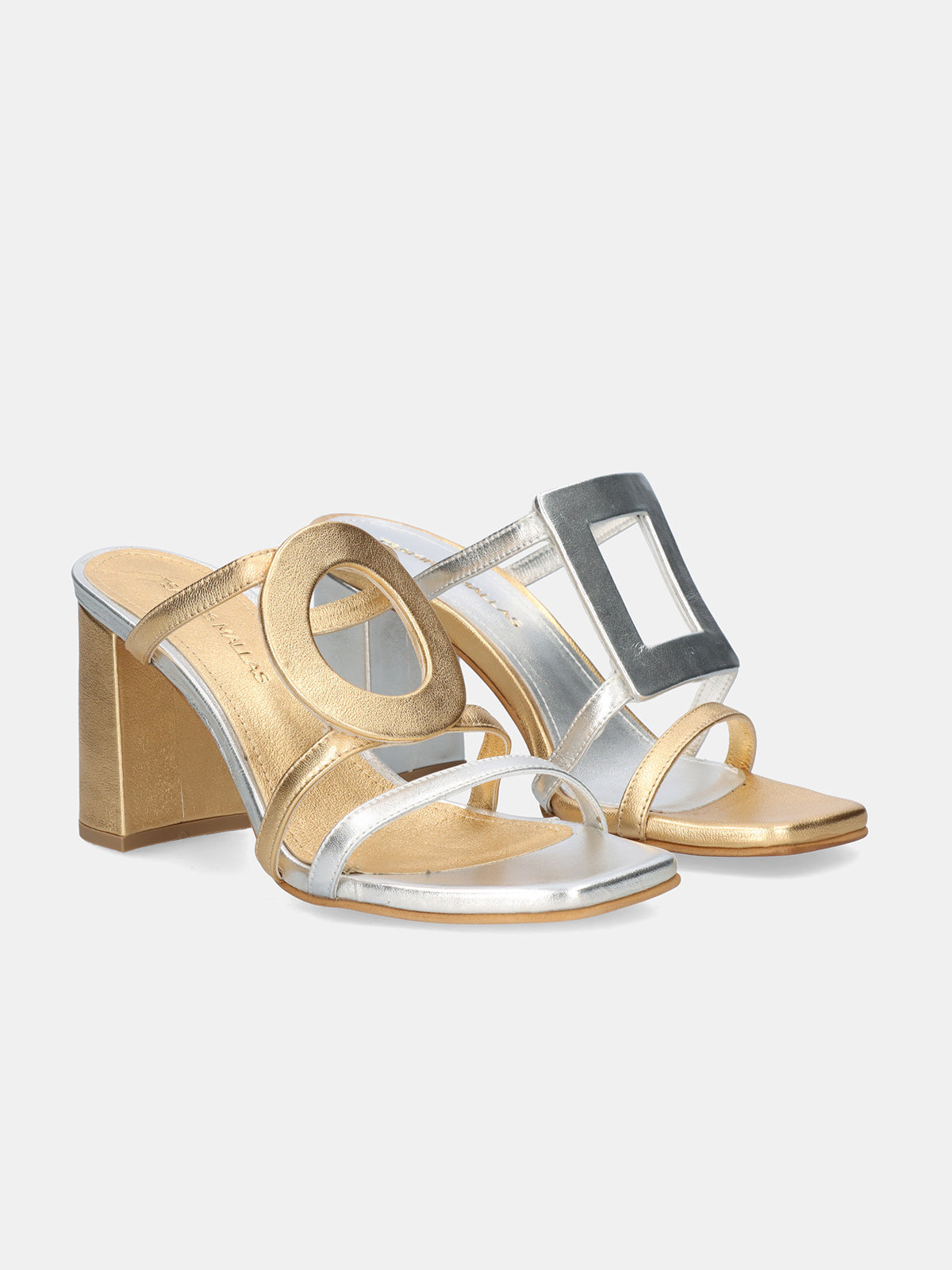 599 BRUNA LEATHER SILVER GLD