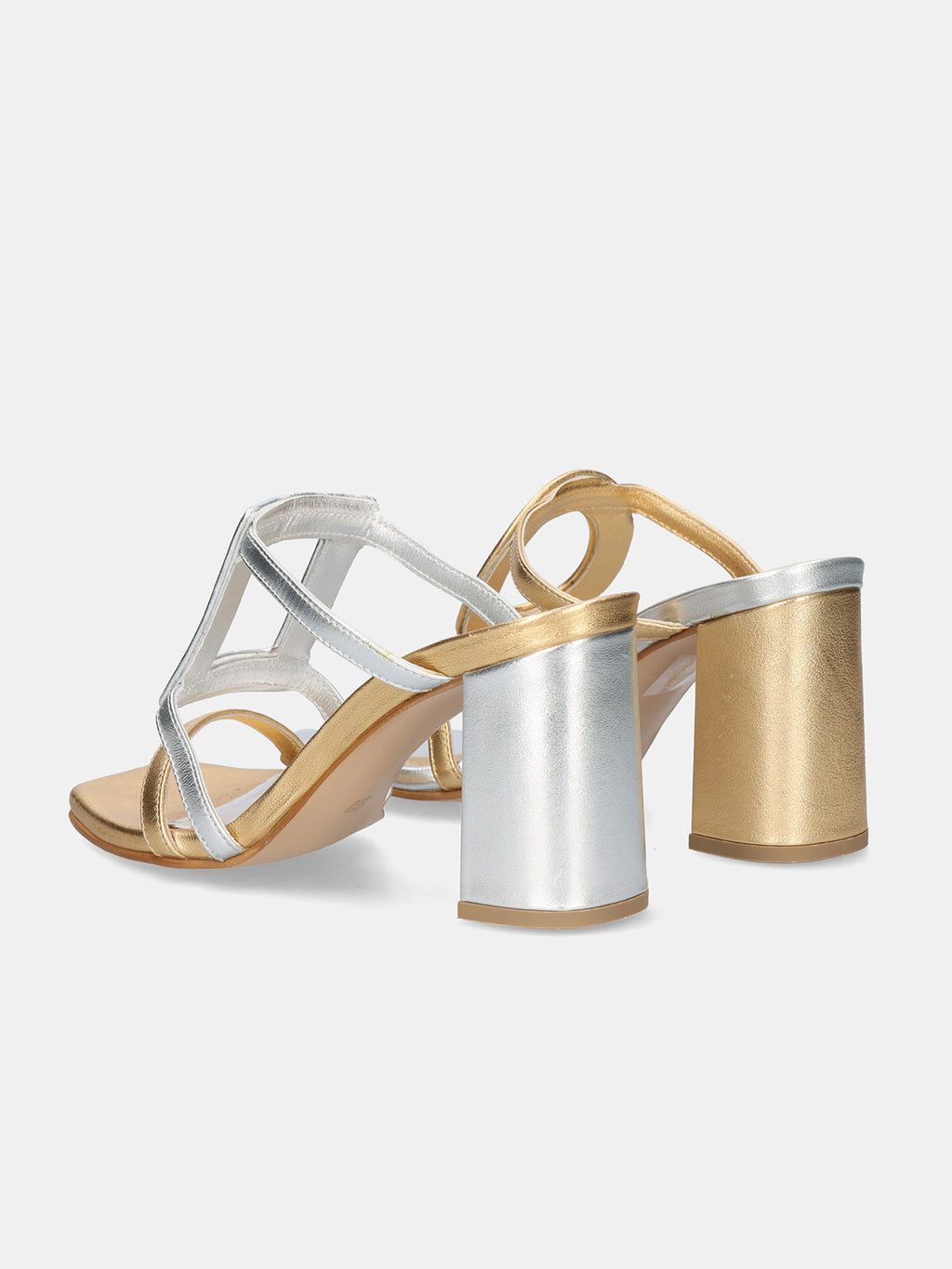 599 BRUNA LEATHER SILVER GLD