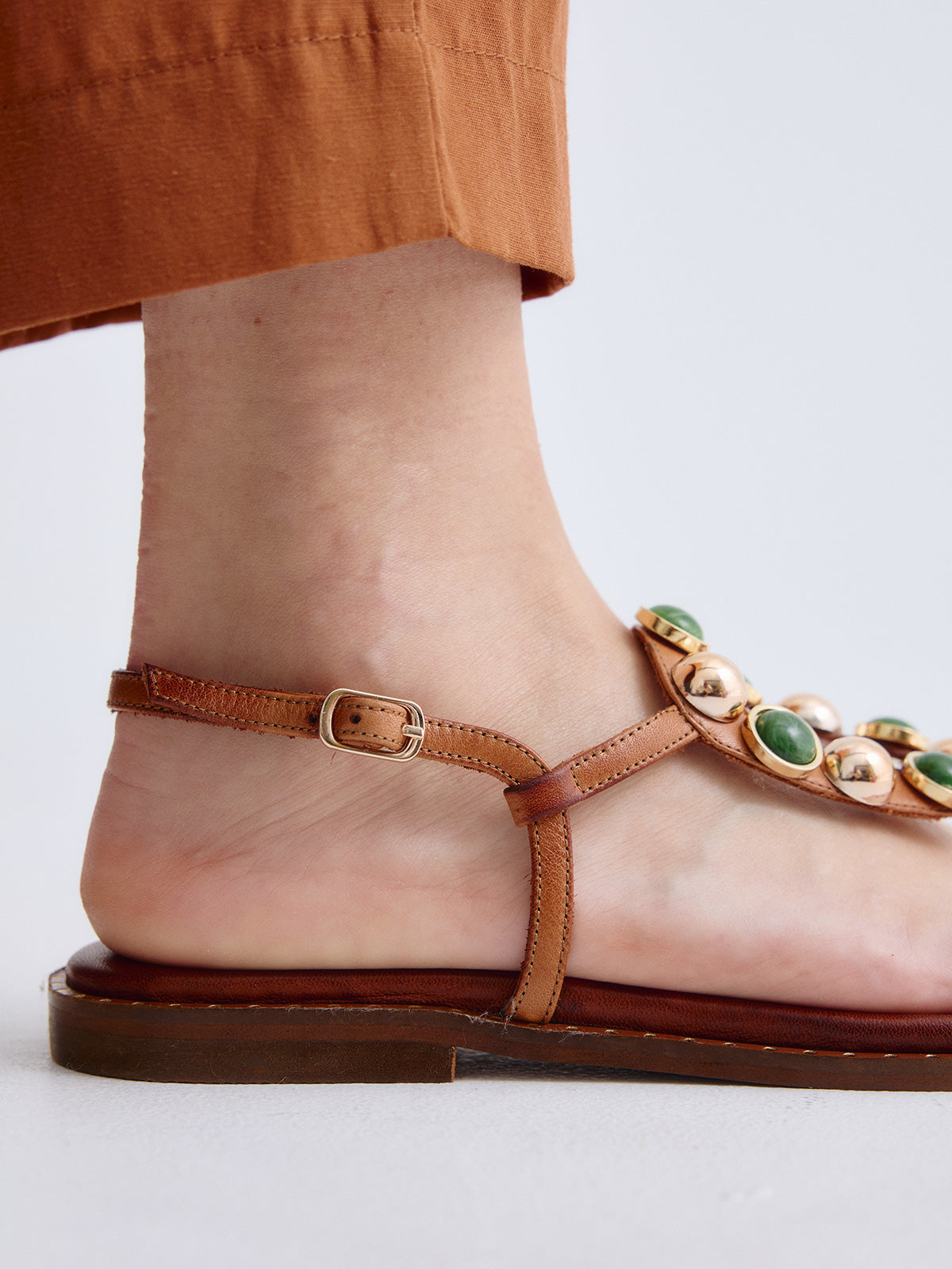 647 IRENE LEATHER TAN