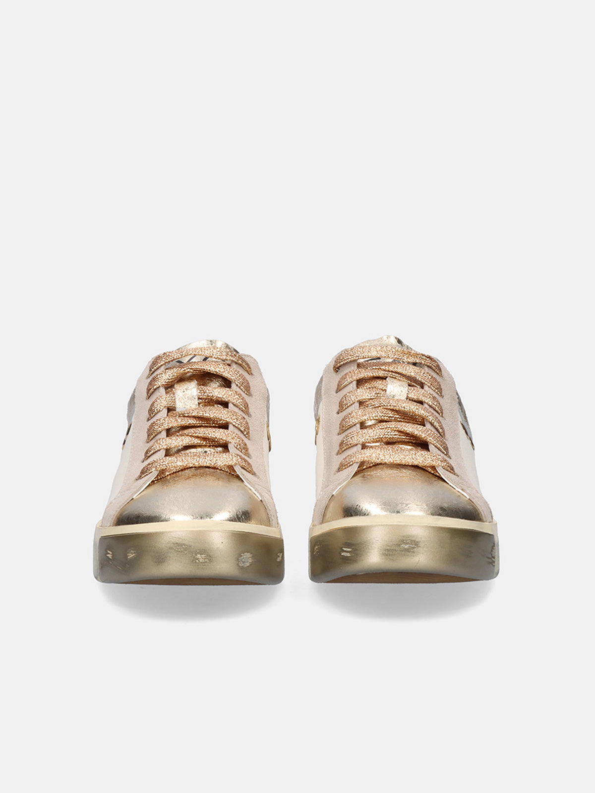 705-10 LEATHER WHITE GOLD