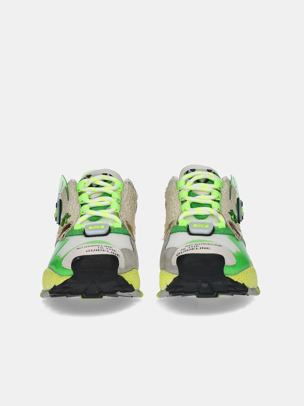 928-3 LEATHER GREEN WHT