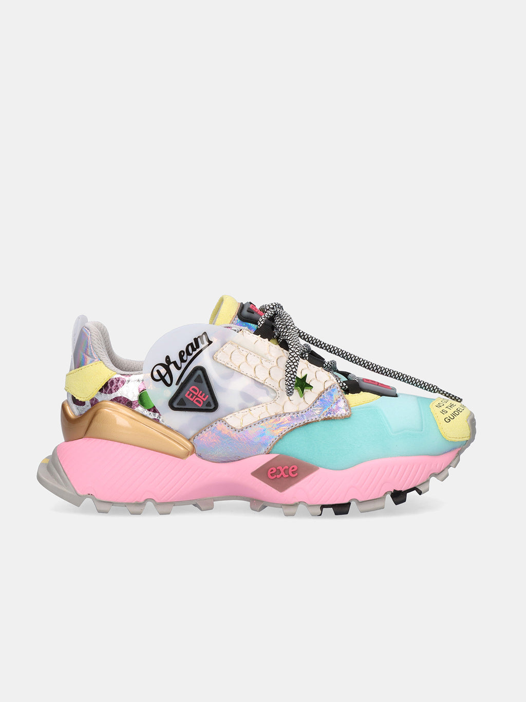 928-3 LEATHER BLUE PINK