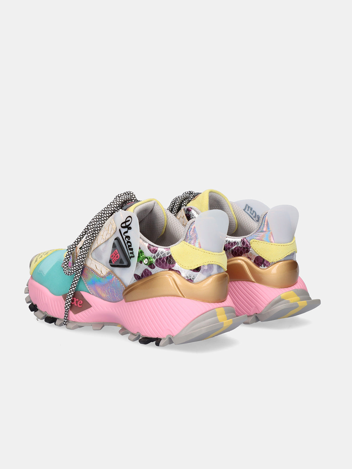 928-3 LEATHER BLUE PINK