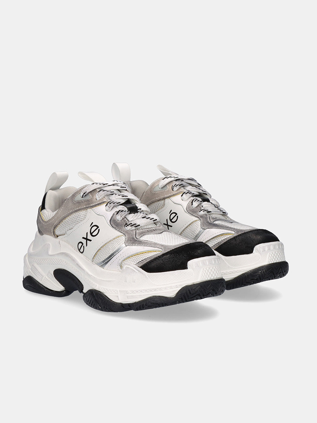 930-10 LEATHER BLACK GREY